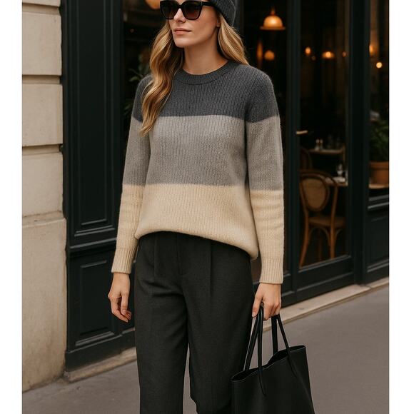 100% Cashmere Sweater by Charter Club Luxury Sz. Large Quiet Luxury Cozy - Picture 1 of 12